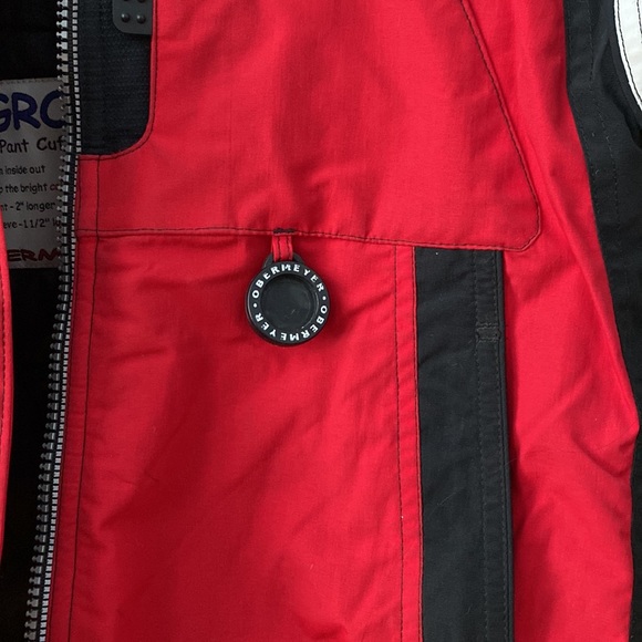 Obermeyer black and red snow jacket - Picture 2 of 4